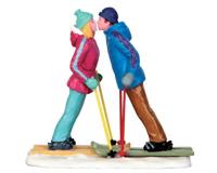 Lemax first ski date kerstdorp figuur type 2 Vail Village 2014 - thumbnail