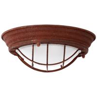 Brilliant 94491/60 Typhoon Plafondlamp LED E27 40 W Roest, Wit - thumbnail
