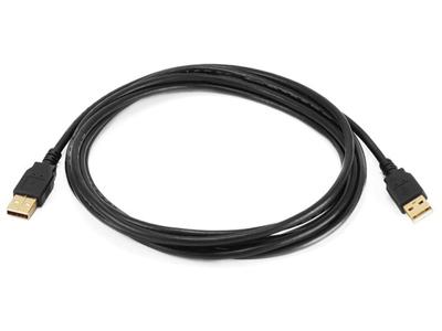 Monoprice 105444 10ft USB 2.0 A Male naar A Male 28/24AWG Kabel - Verguld