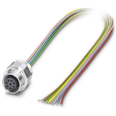 Phoenix Contact 1554665 Sensor/actuator inbouwconnector M12 Aantal polen (sensoren): 8 Bus, inbouw 0.50 m 1 stuk(s) Phoenix Contact 1554665 Sensor/actuator inbouwconnector M12 Aantal polen (sensoren): 8 Bus, inbouw 0.50 m 1 stuk(s)