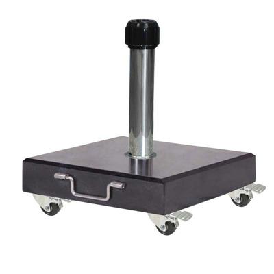 Universele stokparasolvoet Platinum 60kg 'Rome' met vier wielen, geschikt voor alle stokparasols - Warentuin over zee