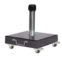 Universele stokparasolvoet Platinum 60kg 'Rome' met vier wielen, geschikt voor alle stokparasols - Warentuin over zee - thumbnail