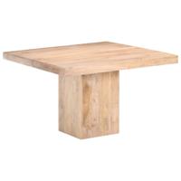Eettafel 120x120x77 cm massief mangohout - thumbnail