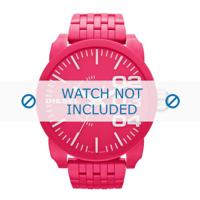 Horlogeband Diesel DZ1573 Kunststof/Plastic Roze 28mm - thumbnail