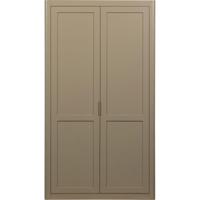 WOOOD Opbergkast 'Gunnar' Grenenhout, 217 x 120cm, kleur Mud - thumbnail