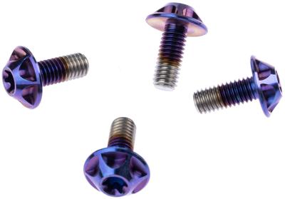 SILCA bevestigingsbout screw royal purple 4pcs.