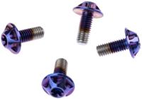 SILCA bevestigingsbout screw royal purple 4pcs. - thumbnail