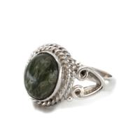 Edelsteen Ring Seraphiniet 925 Zilver "Nifih" (Maat 19) - thumbnail