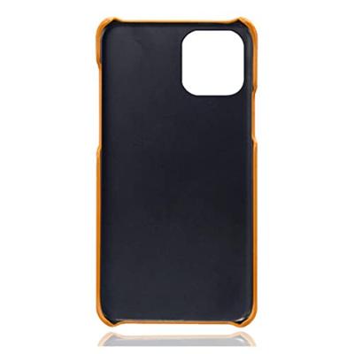 Casecentive Leren Back case iPhone 14 Pro tan