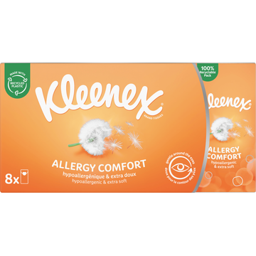 Kleenex Allergy Comfort Zakdoeken 4Laags 8 Stuks bij Jumbo