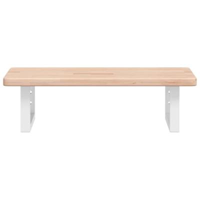 Badkamer wandschap staal en massief eikenhout