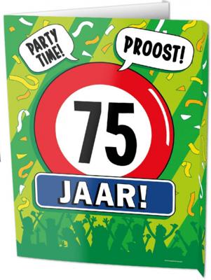 Paperdreams window signs - 75 jaar