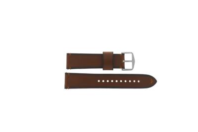 Horlogeband Fossil FS5523 Leder Bruin 22mm
