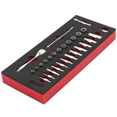 Milwaukee TOOLGUARD™ Foam inlay doppenset 3/8" 32-delig - 4932479825