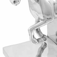 VidaXL Boekensteunen 2 pcs zilver 11 x 14 x 25 cm aluminium - thumbnail