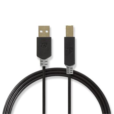 Nedis USB-Kabel | USB-A Male | USB-B Male | 480 Mbps | 3 m | 1 stuks - CCBW60100AT30 CCBW60100AT30