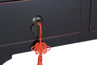 Zijtafel met 3 lades DKD Home Decor Spar Hout MDF (96 x 26 x 80 cm) - thumbnail