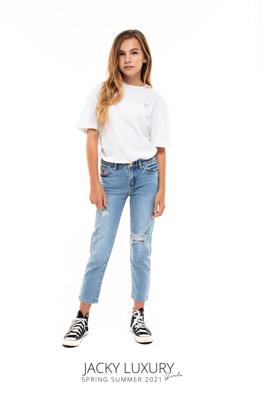 Jacky Luxury Meisjes T-shirt - Wit