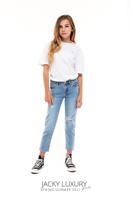 Jacky Luxury Meisjes T-shirt - Wit - thumbnail