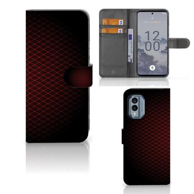 Nokia X30 | Telefoon Hoesje | Geruit Rood