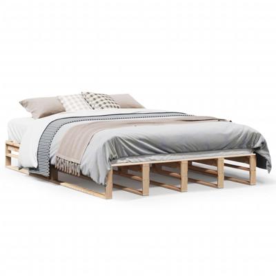 Bedframe zonder matras massief grenenhout 120x200 cm