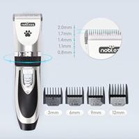 Nobleza Tondeuse voor hond en kat - Draadloos - Set - Zilver - thumbnail