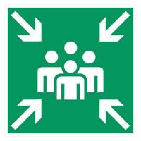 Pictogram Verzamelplaats bij calamiteit - thumbnail