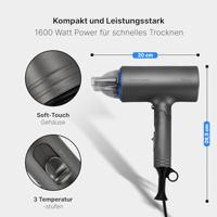 Profi-Care HT 3073 Haardroger Blauw, Zilver-grijs - thumbnail