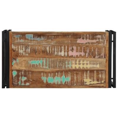 Salontafel 80x40x35 cm massief gerecycled hout meerkleurig Salontafel 80x40x35 cm massief gerecycled hout meerkleurig