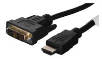 Lanberg CA-HDDV-10CC-0018-BK video kabel adapter 1,8 m HDMI Type A (Standaard) DVI-D Zwart - thumbnail