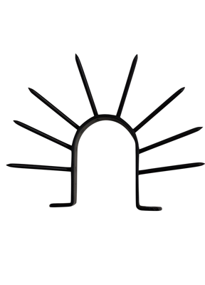 Waelbers Antiklimbeugel zwart RAL9005 - 1 Stuk(s) - 4107.99