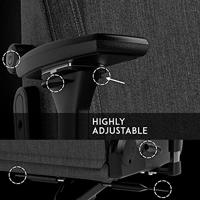 Noblechairs noblechairs HERO ST TX Gaming Stuhl - anthrazit Gaming stoel Zwart - thumbnail