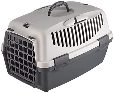 TRIXIE Draagtas Capri 1 - XS: 32x31x48 cm - Lichtgrijs en donkergrijs - Voor hond en kat - thumbnail
