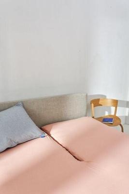 Auping Organic Jersey Hoeslaken Splittopper soft blush