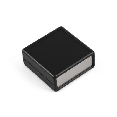 Hammond Electronics 1593KALBK Handbehuizing 66 x 67 x 28 ABS kunststof, Aluminium Zwart 1 stuk(s)