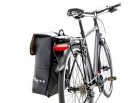 New Odense backpack - stevige rugzak voor fiets - zwart/groen - thumbnail