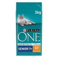 Purina One Senior 7+ met kip kattenvoer 2 x 3 kg - thumbnail