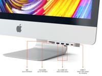 Satechi USB-C Hub Aluminium Clamp Pro zilver - thumbnail