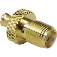 TRU COMPONENTS 1579350 MCX-adapter MCX-stekker - SMA-bus 1 stuk(s) - thumbnail