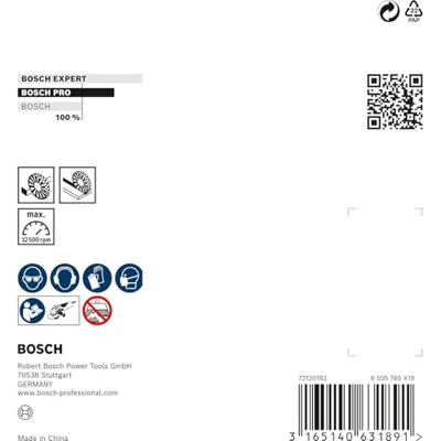 Bosch Accessoires Kegelborstel, roestvrij 115 mm, 0,35 mm, 12500 U/ min, 14 1st - 2608622109