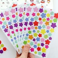 10 stuks Star patroon creatieve kinderen DIY Album dagboek aquarel decoratieve Sticker - thumbnail