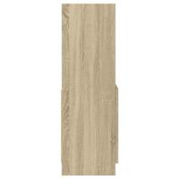 Hoge kast 92x33x100 cm bewerkt hout sonoma eikenkleurig - thumbnail