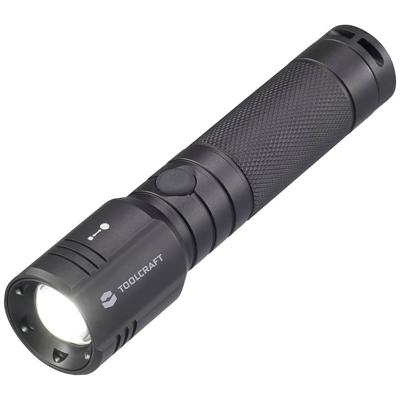 TOOLCRAFT TO-7838451 Zaklamp werkt op batterijen SMD LED Verstelbaar 300 lm 12 h 121 g TOOLCRAFT TO-7838451 Zaklamp werkt op batterijen SMD LED Verstelbaar 300 lm 12 h 121 g