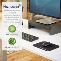 Fellowes Muismat Microban zwart - thumbnail