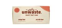 Unwaste Duopack soap bar & scrub bar 1 Stuks - thumbnail
