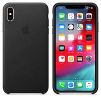Apple Leather Case iPhone XS Max zwart - thumbnail