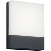 Huisnummer Verlichting - Trion Pecano - 6W - Warm Wit 3000K - Waterdicht IP54 - Rechthoek - Mat Antraciet - Aluminium - thumbnail