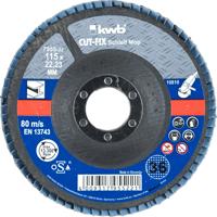 kwb 795726 CUT-FIX ® schuurmop, lamellenschuurschijf, metaalbewerking, ø 125 mm Diameter 125 mm - thumbnail