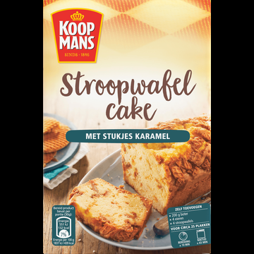 Koopmans Stroopwafelcake met Stukjes Karamel 400 g bij Jumbo