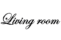 Living room - Muursticker - thumbnail